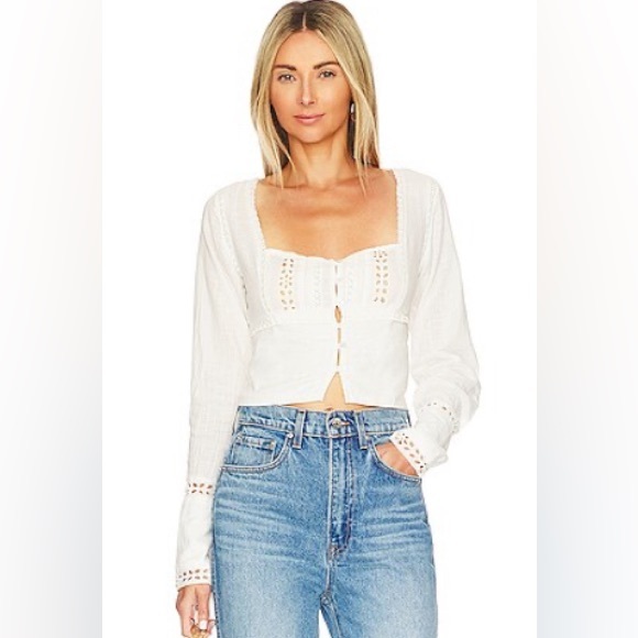 FREE PEOPLE JOI BLOUSE - Picture 2 of 10